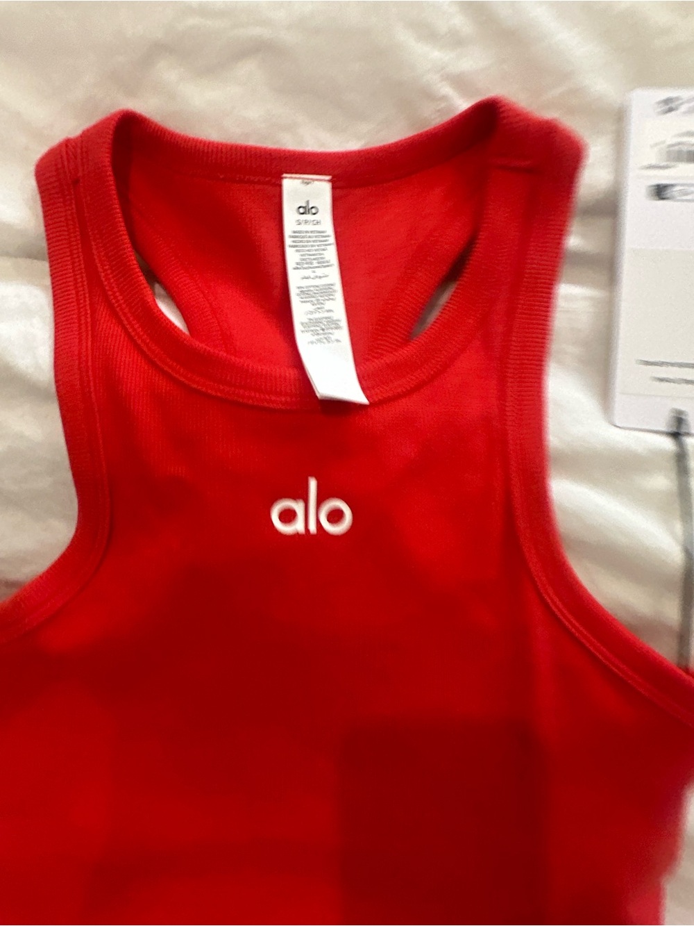 ALO Yoga womens Red Tank One-Piece